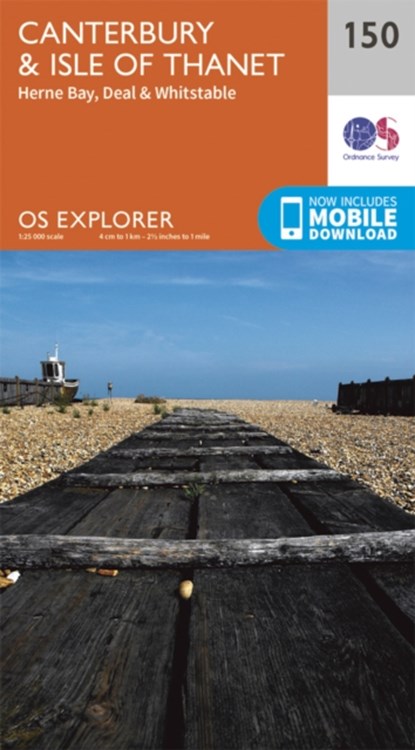 Canterbury and the Isle of Thanet, Ordnance Survey - Gebonden - 9780319243435