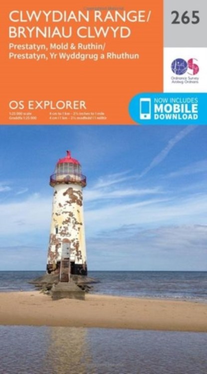 Clwydian Range, Prestatyn, Mold and Ruthin, Ordnance Survey - Gebonden - 9780319244623