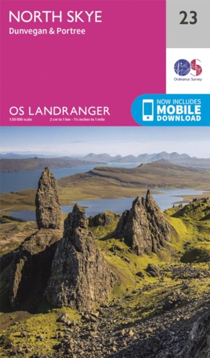 North Skye, Dunvegan & Portree, Ordnance Survey - Gebonden - 9780319261217