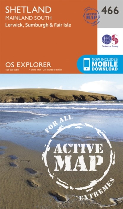 Shetland - Mainland South, Ordnance Survey - Gebonden - 9780319473184