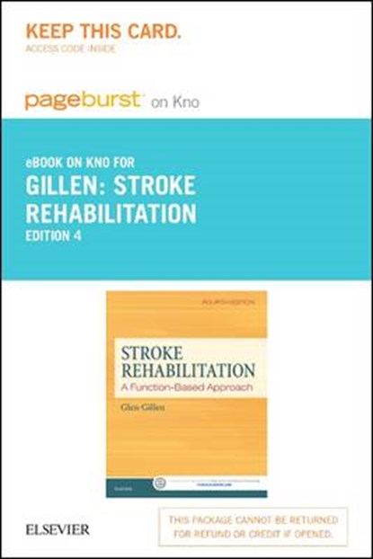 Stroke Rehabilitation, GILLEN,  Glen - Gebonden - 9780323242974
