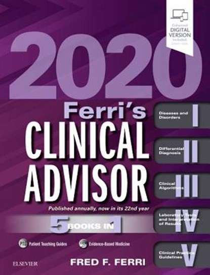 Ferri's Clinical Advisor 2020, Fred F. Ferri - Gebonden - 9780323672542