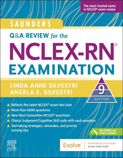 Saunders Q & A Review for the NCLEX-RN® Examination, Linda Anne (Nursing Instructor Silvestri ; Angela (Assistant Professor Silvestri - Paperback - 9780323930574