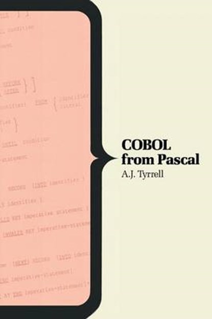 COBOL From Pascal, TYRRELL,  A.J. - Paperback - 9780333483039