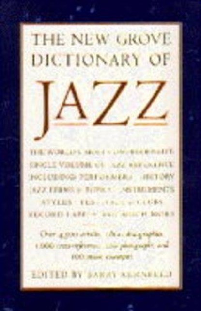 The new Grove dictionary of jazz, KERNFELD, Barry Dean - Gebonden - 9780333632314