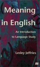 Meaning in English | Lesley Jeffries | 