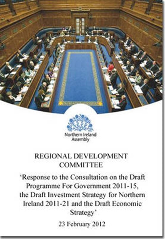 Response to the Consultation on the Draft Programme for Government 2011-15, the Draft Investment Strategy for Northern Ireland 2011-21 and the Draft Economic Strategy