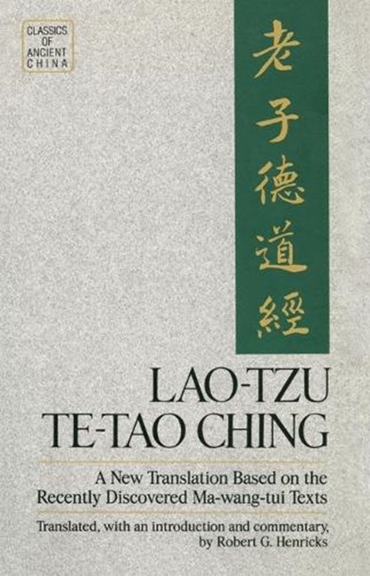Lao-Tzu: Te-Tao Ching, Robert G. Henricks - Paperback - 9780345370990