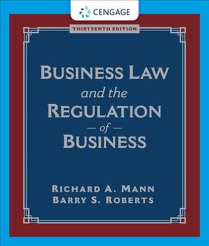 Business Law and the Regulation of Business, Barry (The University of North Carolina at Chapel Hill) Roberts ; Richard (The University of North Carolina at Chapel Hill) Mann - Gebonden - 9780357042625