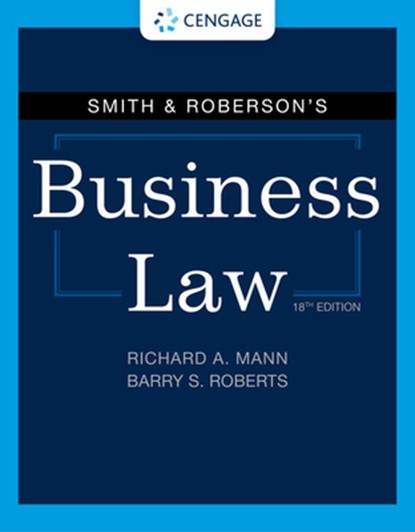 Smith & Roberson's Business Law, Richard (The University of North Carolina at Chapel Hill) Mann ; Barry (The University of North Carolina at Chapel Hill) Roberts - Gebonden - 9780357364000