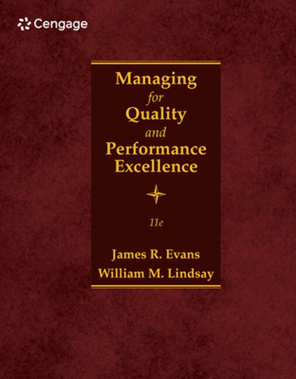 Managing for Quality and Performance Excellence, James (Carl H. Lindner College of Business Evans ; William (Professor Emeritus of Management Lindsay - Gebonden - 9780357442036