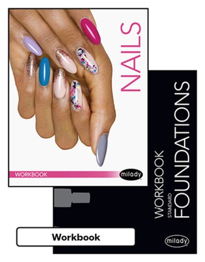 Bundle: Student Workbook for Milady Standard Foundations + Workbook for Milady Standard Nail Technology, 8th, Milady - Gebonden - 9780357482865