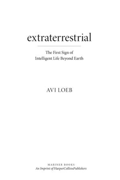 Extraterrestrial, Avi Loeb - Ebook - 9780358274551