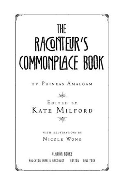 The Raconteur's Commonplace Book, Kate Milford - Ebook - 9780358411222