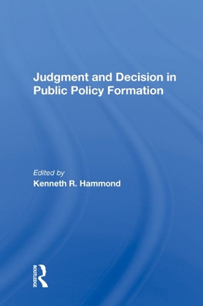 Judgement And Decision/h, Kenneth R. Hammond - Gebonden - 9780367021016