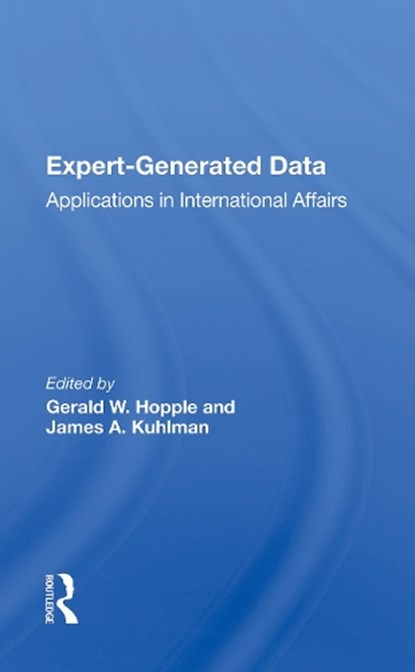 Expert-generated Data, HOPPLE,  Gerald W. ; Kuhlman, James A. - Paperback - 9780367172046