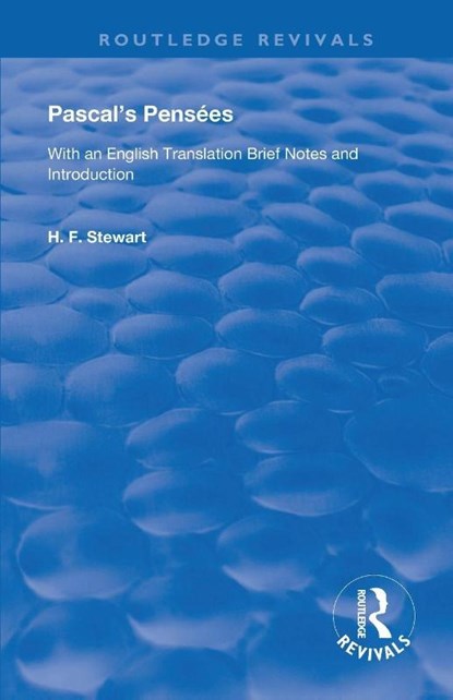 Pascal's Pensees, Blaise Pascal - Paperback - 9780367180201