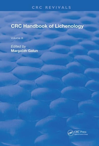 Handbook of Lichenology, Margalith Galun - Gebonden - 9780367261795