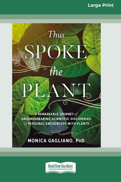 Thus Spoke the Plant, Monica Gagliano - Paperback - 9780369363053