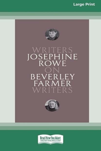On Beverley Farmer, Josephine Rowe - Paperback - 9780369387660