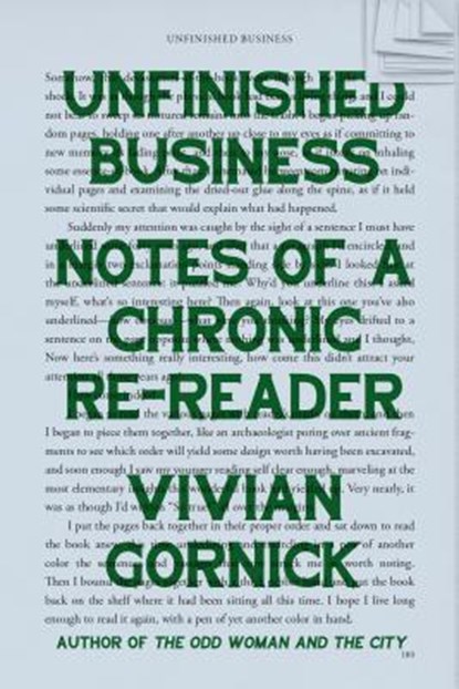 Unfinished Business, Vivian Gornick - Gebonden Gebonden - 9780374282158