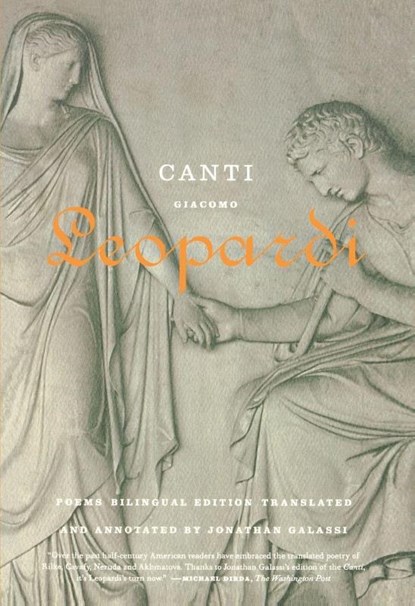 Canti, Professor Giacomo Leopardi - Paperback - 9780374533052