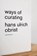 Ways of Curating, Hans Ulrich Obrist - Paperback - 9780374535698