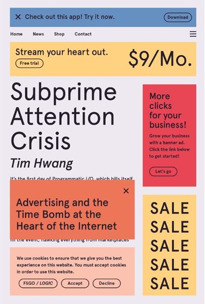 Subprime Attention Crisis, Tim Hwang - Paperback - 9780374538651