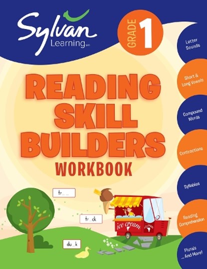1st Grade Reading Skill Builders Workbook, Sylvan Learning - Paperback - 9780375430237