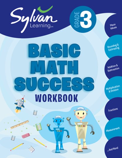 3rd Grade Basic Math Success, Sylvan Learning - Paperback - 9780375430398