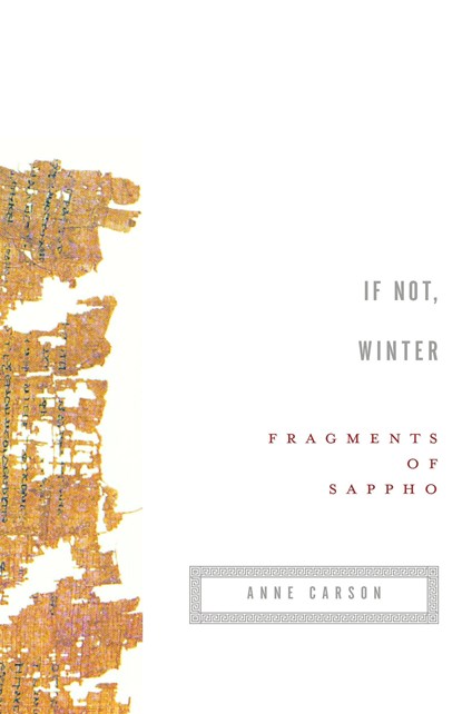 If Not, Winter, Sappho - Paperback - 9780375724510