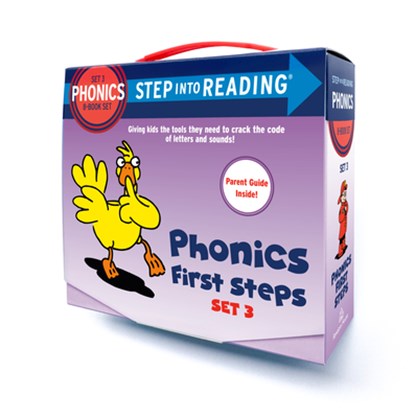 Step Into Reading Set 3 Phonics First Steps Box Set: Includes 8 Easy-To-Decode Books and Parent Guide, Random House - Paperback - 9780375825811