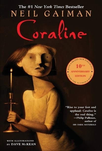 Coraline 10th Anniversary Edition, Neil Gaiman - Paperback - 9780380807345