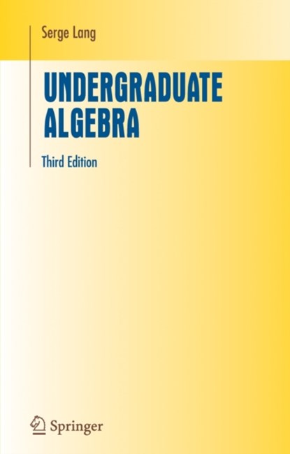 Undergraduate Algebra, niet bekend - Gebonden - 9780387220253