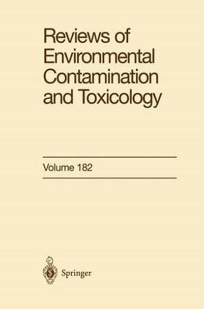 Reviews of Environmental Contamination and Toxicology, George Ware - Paperback - 9780387221694