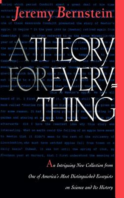 A Theory for Everything, Jeremy Bernstein - Gebonden - 9780387947006