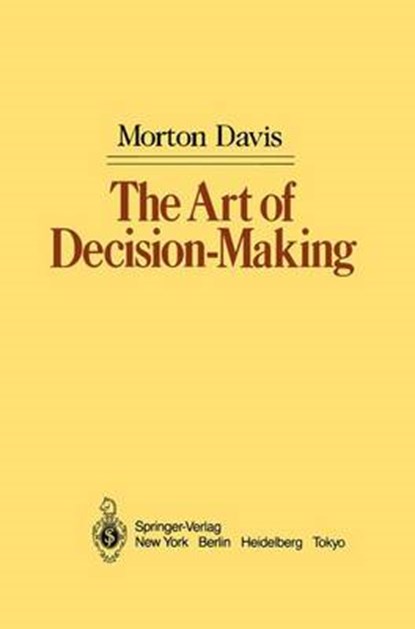 The Art of Decision-Making, Morton Davis - Gebonden - 9780387962283