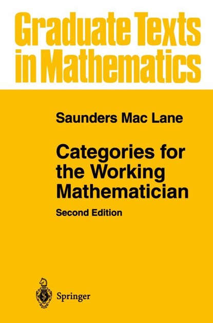 Categories for the Working Mathematician, Saunders Mac Lane - Gebonden - 9780387984032