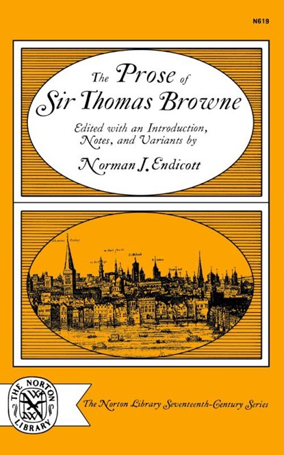 The Prose of Sir Thomas Browne, Thomas Browne - Paperback - 9780393006193