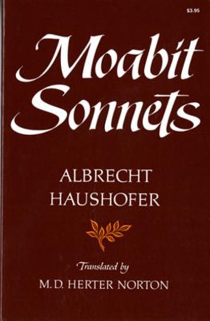 Moabit Sonnets, Albrecht Haushofer - Paperback - 9780393045321