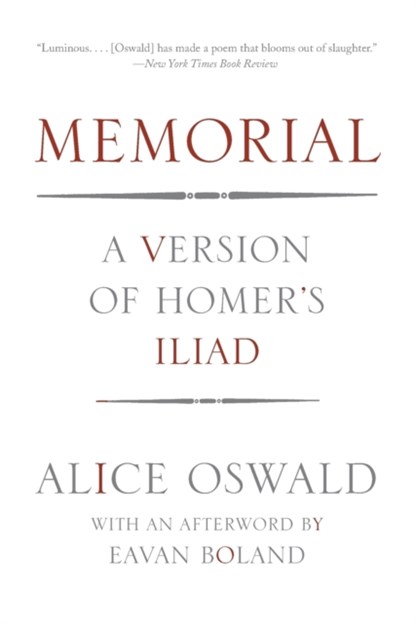 Memorial, Alice Oswald ; Eavan Boland - Paperback - 9780393347272