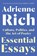 Essential Essays, Adrienne Rich - Gebonden - 9780393652369
