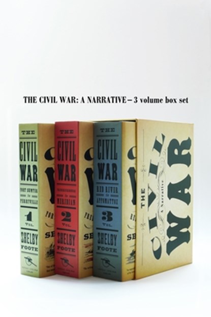 BOXED-CIVIL WAR VOLUMES 1-3 2V, FOOTE,  Shelby - Paperback - 9780394749136