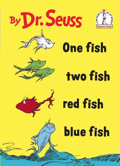 One Fish, Two Fish, Red Fish, Blue Fish, Dr. Seuss - Gebonden Gebonden - 9780394800134