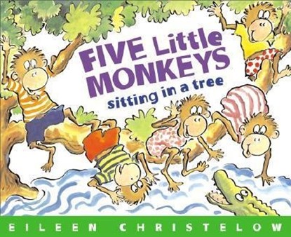Five Little Monkeys Sitting in a Tree, Eileen Christelow - Paperback - 9780395664131