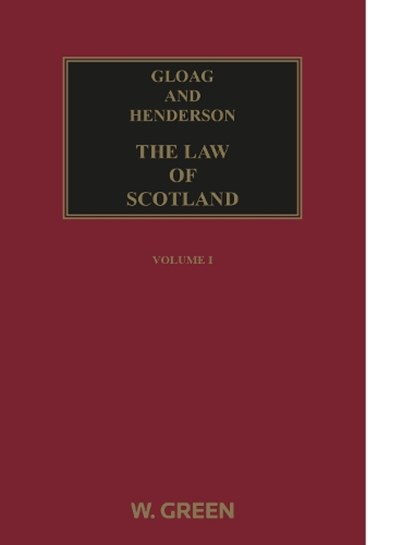 Gloag and Henderson: The Law of Scotland, niet bekend - Gebonden - 9780414102798