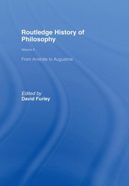 Routledge History of Philosophy Volume II, David Furley - Gebonden - 9780415060028