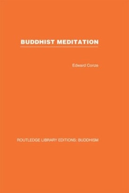 Buddhist Meditation, Edward Conze - Gebonden - 9780415460910
