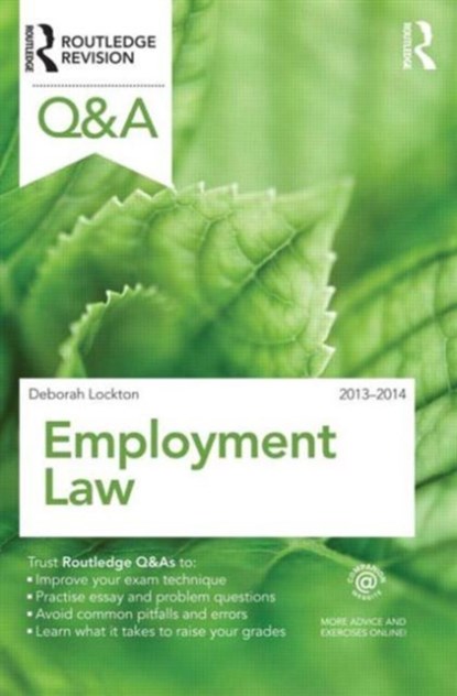 Q&A Employment Law 2013-2014, Deborah Lockton - Paperback - 9780415695077