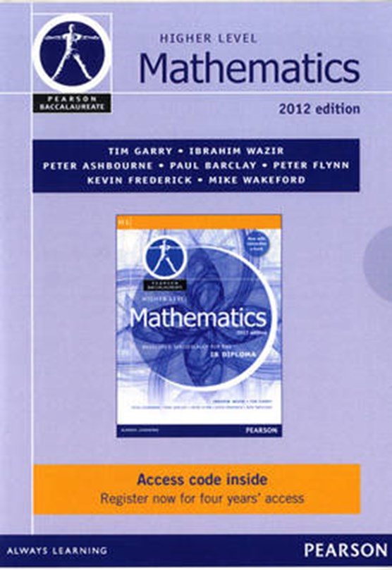 Pearson Baccalaureate Higher Level Mathematics second edition ebook only edition for the IB Diploma